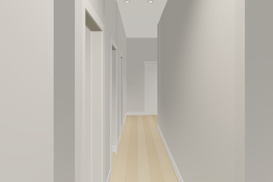 Residential hallway