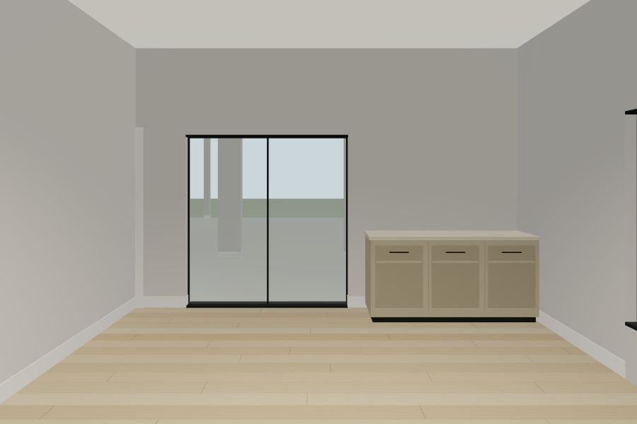 Sensory room toward patio